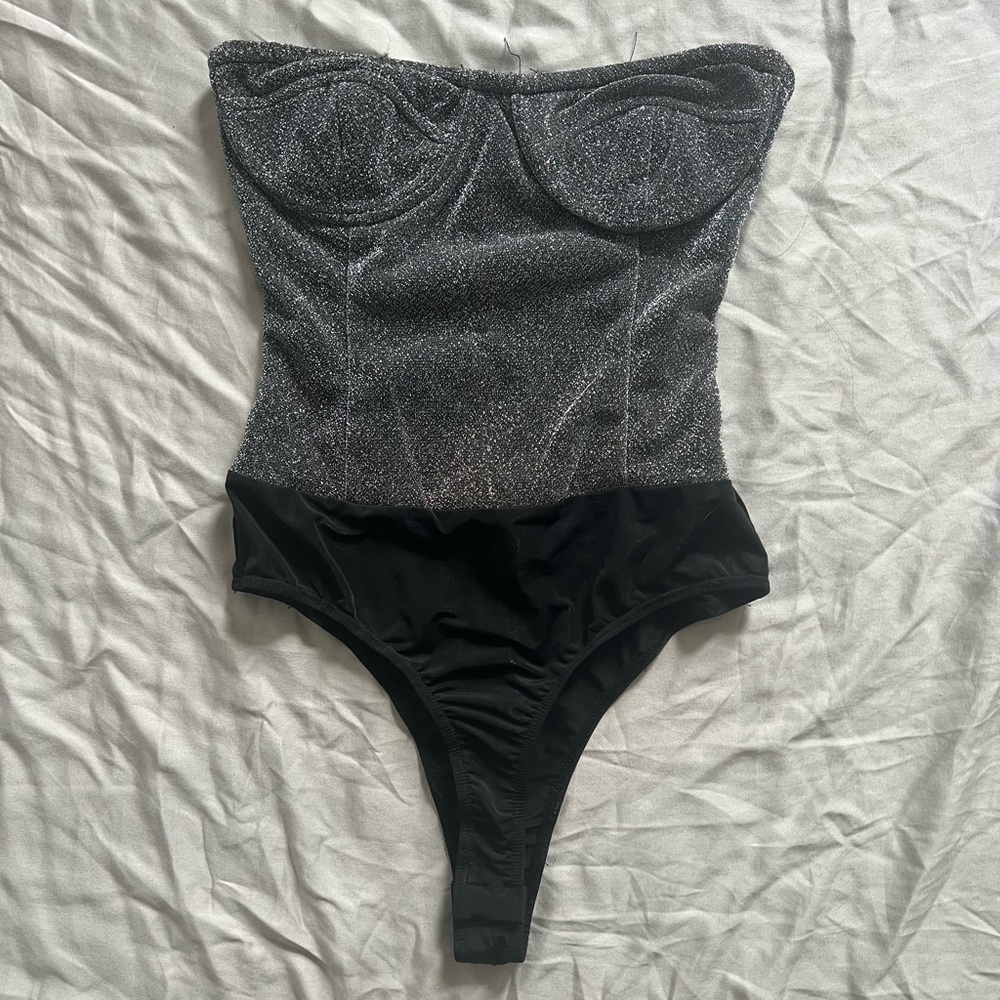 Pretty Little Thing corset style bodysuit